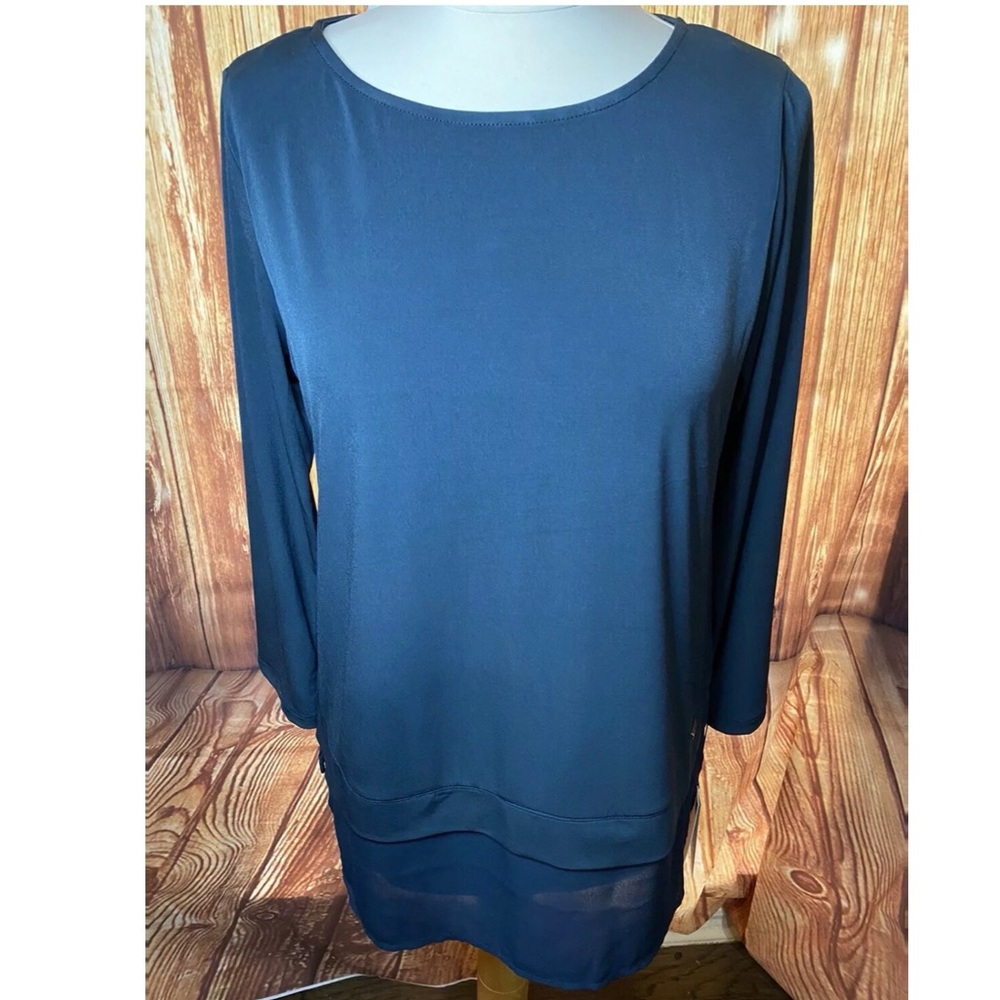 NWT Ivanka Trump Navy Blouse